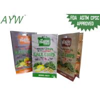 Buy cheap Stand Up Mylar Food Bags Heat Sealable Flat Bottom Gusset Bags For Dried Fruit product