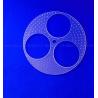 Buy cheap Professional Custom Ultraviolet Quartz Perforated Glass Sheet from wholesalers