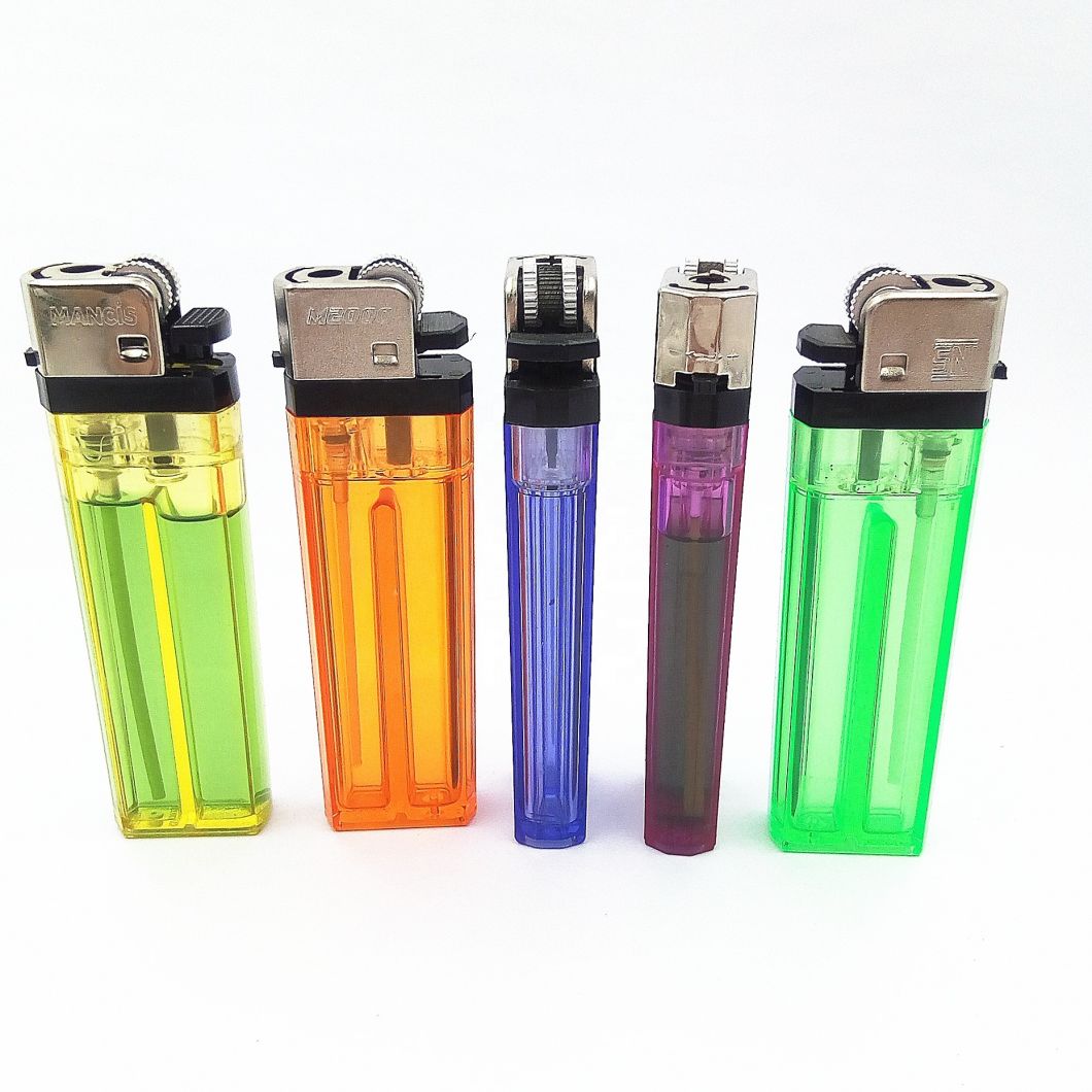 Dy-F6 Model Hexagonal Head Cap Disposable Flint Lighter