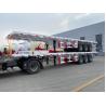 Buy cheap Not Self-dumping 3 Axles Flatbed Container Truck Lowbed Semi Trailer for Equipment from wholesalers