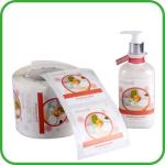 Recycled White Plastic Sticker Labels Labels For Cosmetic Beauty