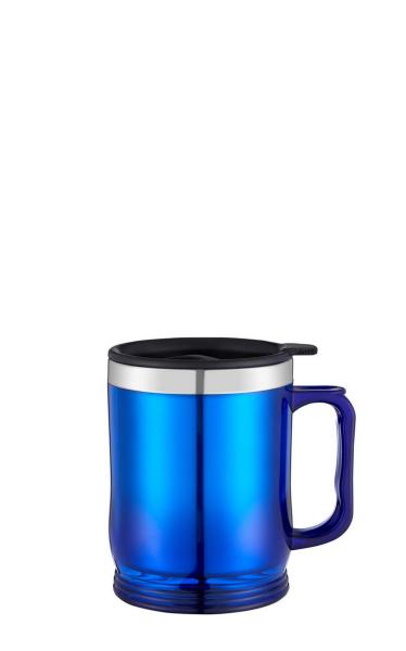 Buy cheap 16OZ Desktop Stainless Steel Coffee Mug with Handle Bright Shiny Color from wholesalers