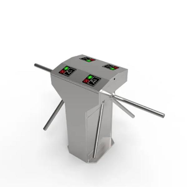 Buy cheap 304 Stainless Steel Tripod Turnstile Gate Waist Height With 2 Mechanisms from wholesalers