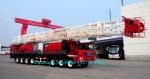 Full Hydraulic Trailer Mounted Water Well Drilling Rigs With 2x403kw Engine