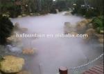 Smoking Fog Mist Landscape Water Fountain , Small Garden Fake Water Fountain