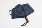 Fully Auto 3 Compact Golf Umbrella , 27 Inches Mens Golf Umbrella Blue Plaid