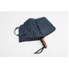 Buy cheap Fully Auto 3 Compact Golf Umbrella , 27 Inches Mens Golf Umbrella Blue Plaid Canopy from wholesalers