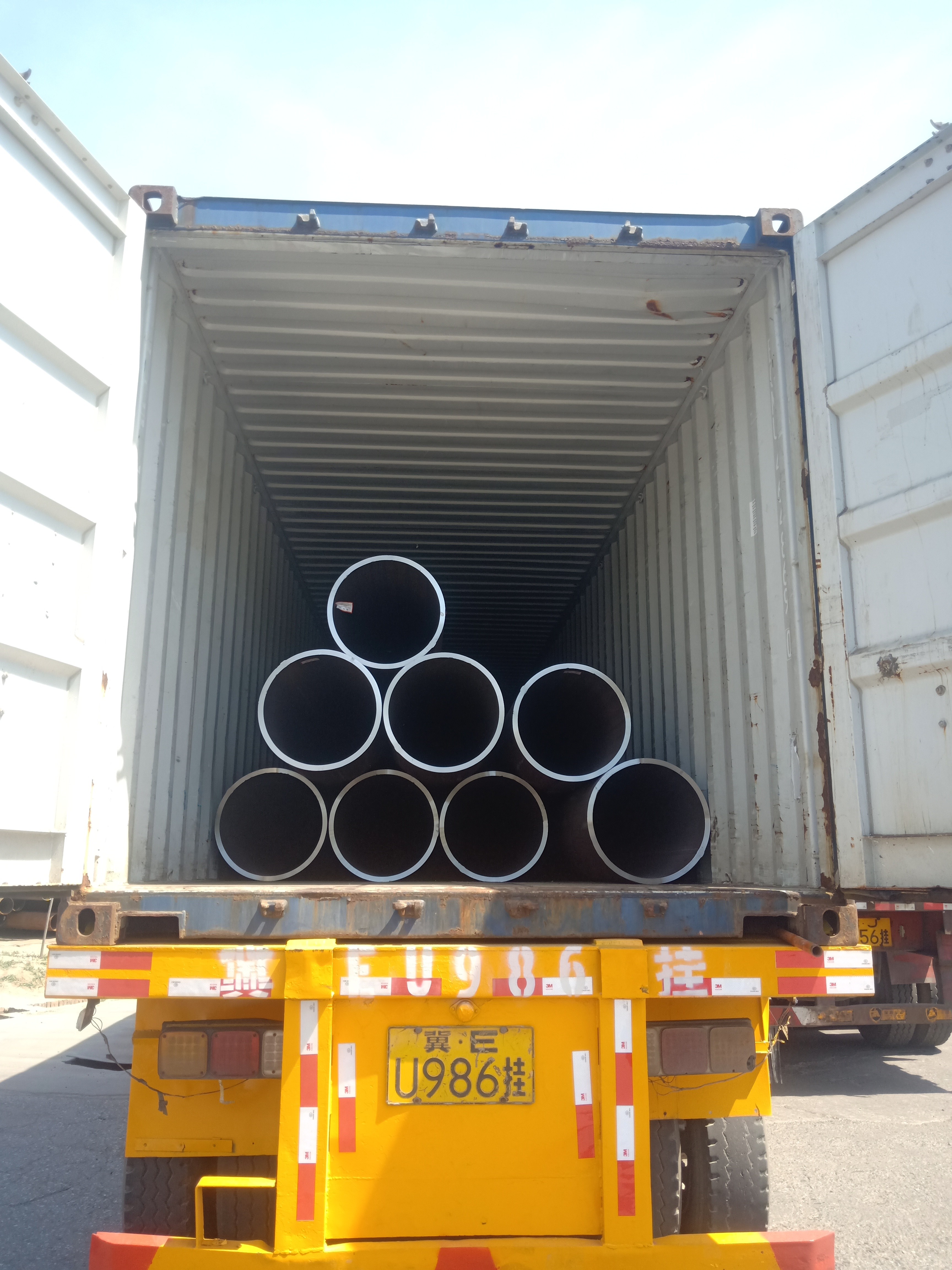 16" API 5L X56 EN10217 DIN 2458 EFW Welding Black Pipe