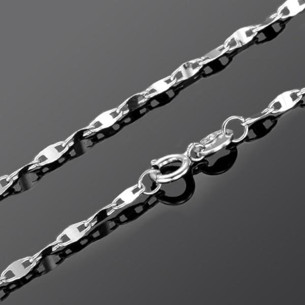 Buy cheap Fine Jewelry 18K White Gold Chain Women Necklace 16 inches (NG0115) from wholesalers