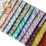 Buy cheap 360gsm top quality various color minky dot fabric wholesale from wholesalers