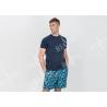 Buy cheap Round Neck Men'S Cotton Short Pajama Sets , Mens Luxury Nightwear Summer Style from wholesalers