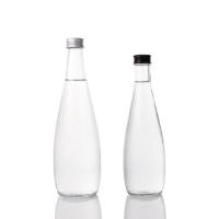 Buy cheap Decal Surface High Flint Water Glass Bottle 330ml 500ml 750ml for Cosmetics product