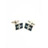 Buy cheap Different Styles Unique Mens Cufflinks , Metal Plated Gold Silver Novelty Cufflinks from wholesalers