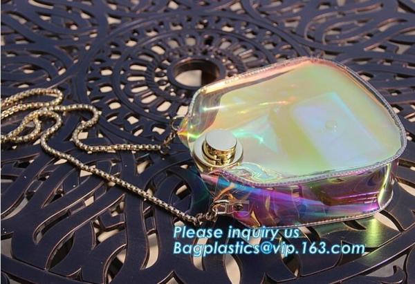 Buy cheap fashion ladies college girl summer beach jelly clear PVC handbag shoulder chain bag, Fashion Women PVC Transparent Tote from wholesalers