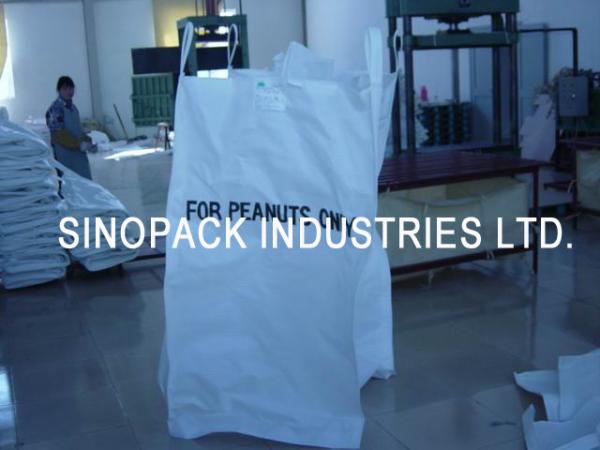 Buy cheap Firewood packaging Peanut big bags FIBC with ventilated polypropylene fabric from wholesalers