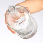 Clear/Frosted/Cylinder Empty Glass Vodka Bottle with Stopper 200ml 375ml 500ml