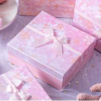 Buy cheap 1.5-3mm Cardboard Luxury Packaging Gift Box pink Eco Friendly Packaging Box product