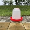 Buy cheap Effortless Hydration Red plastic chicken drinker Convenient Watering from wholesalers
