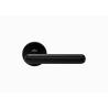 Buy cheap Personalized Black Gold Brass Lever Lock Door Handles , Bathroom Door Locks And Handles from wholesalers