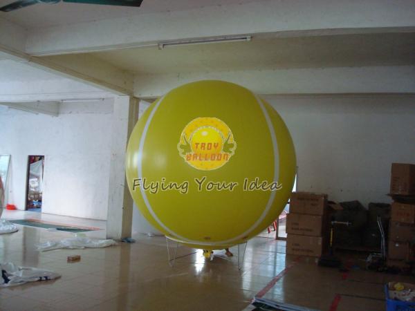 Buy cheap Yellow Full Digital Printed Sport Tennis Ball Balloons with 170mm Tether Points for Party from wholesalers