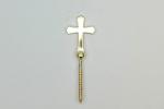 Gold-Plated Color Cross-Shaped Coffin Screw Cover High Quality Wholesale ZS11