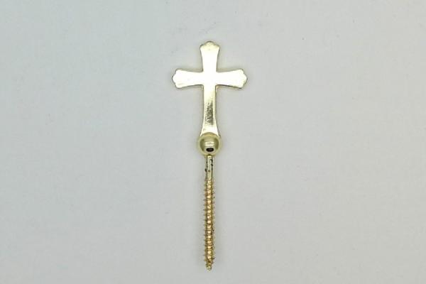 Buy cheap Gold-Plated Color Cross-Shaped Coffin Screw Cover High Quality Wholesale ZS11 from wholesalers