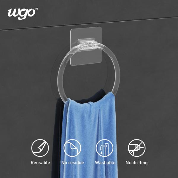 Buy cheap Traceless Self Adhesive Hand Towel Ring 160mm Diametre Adhesive Towel Holder from wholesalers