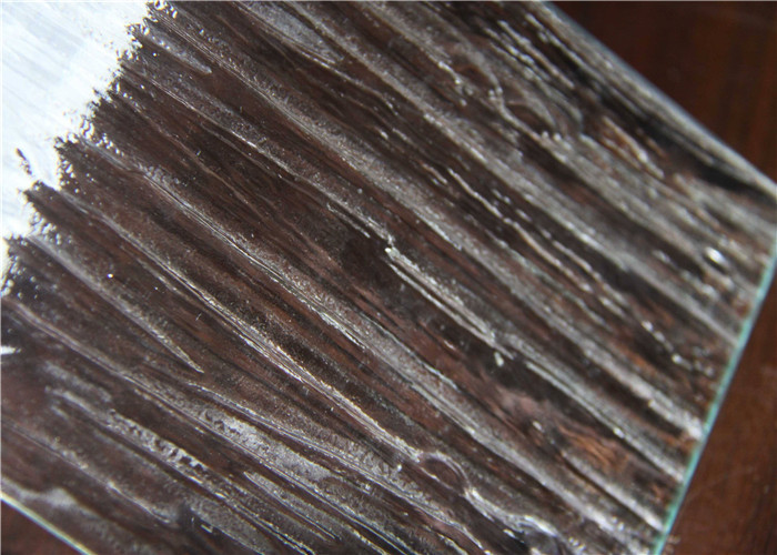 Clear Bronze Mistlite Patterned Glass Sheets , Textured Patterned Glass For Decoration