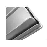 5 slotted Alumminum steel baking loaf pan baking tray toast box bread molding