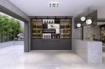 Fadior Sleek Grey Finish Stainless Steel Wine And Basement Storage Cabinet