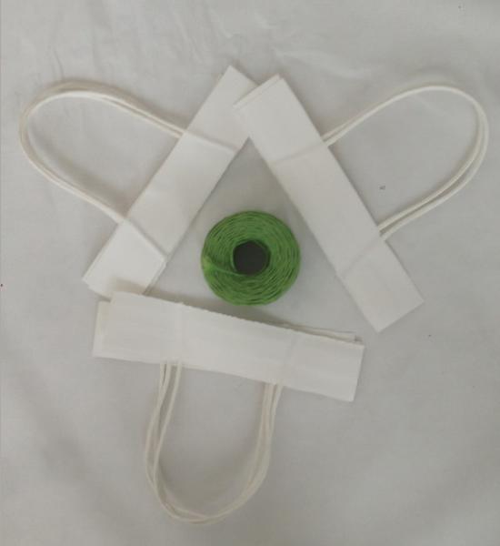 Buy cheap Paper bag handle for kraft paper shopping bag twisted handles in white brown color from wholesalers