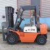Buy cheap 3 Stage Container 4.5 Mast 2T Diesel Forklift Truck ISUZU Diesel Counterbalance Yellow from wholesalers