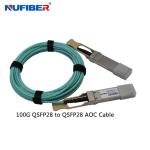 1m 2m QSFP28 to QSFP28 Active Optic Cable AOC 10m 20m Transceiver 100Gbase