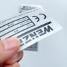 Buy cheap PET PVC Matt Silver Polyester Sticker Blank 4 X 6 Direct Thermal Labels from wholesalers