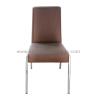 Buy cheap Polyurethane PU Upholstered Chromed Dining Chair Livingroom Chair Leisure Chair from wholesalers