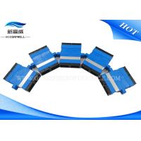 Buy cheap SC UPC Duplex Fiber Optic Components Flange Port Fiber Optic Adapter Green Blue product