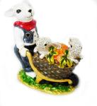 Easter Rabbit Trinket Box Rabbit Trinket Jewelry Box Bejeweled Box Cony Jewelry