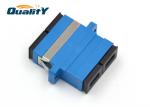 SC Fiber Optic Adapter with flange SC UPC fiber bulkheard adapter Manufacturers
