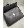 Buy cheap Authentic Real True Ostrich Skin Office Men Briefcase Top-handle Bag Genuine Exotic Leather Male Working Purse Handbag from wholesalers