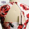 Buy cheap Latest patterns ladies casual floral print beach dresses loose a line traditional dress with waist belt from wholesalers
