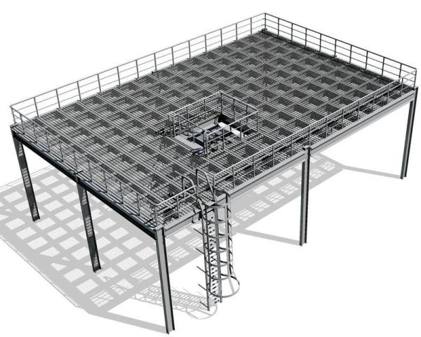 Buy cheap Galvanized Steel Structure Platform Industrial Steel Platforms from wholesalers