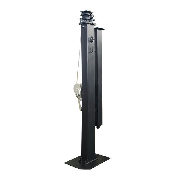 Adjustable Height Manual Telescopic Mast 19ft 6mfor Solar Trailer Solar Light