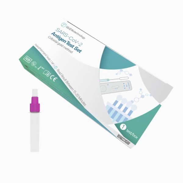 Buy cheap 99% Accuracy 15-20 Minutes SARS-CoV-2 Antigen Test Set Nasopharyngeal Swab 1 piece from wholesalers