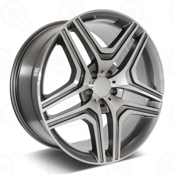 Buy cheap 5 Hole Mercedes Benz 21 Inch Rims 21x10 22x10 Alloy Mercedes GL63 Wheels from wholesalers