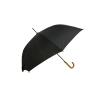 Buy cheap Black J Stick Wooden Handle Umbrella Polyester Fabric Lightweight Anti Uv from wholesalers