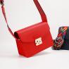 Buy cheap Retro Red Pu Leather Handbags Tote Purse Patent Leather Luxury Shoulder Bags from wholesalers