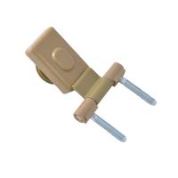Buy cheap ISO Heavy Duty Glass Shower Door Hinges Yellow Brown White Chrome product