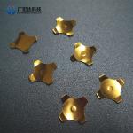 OEM Facturing Tactile Metal Domes SS Four Legged Gold Plating Cross Shape