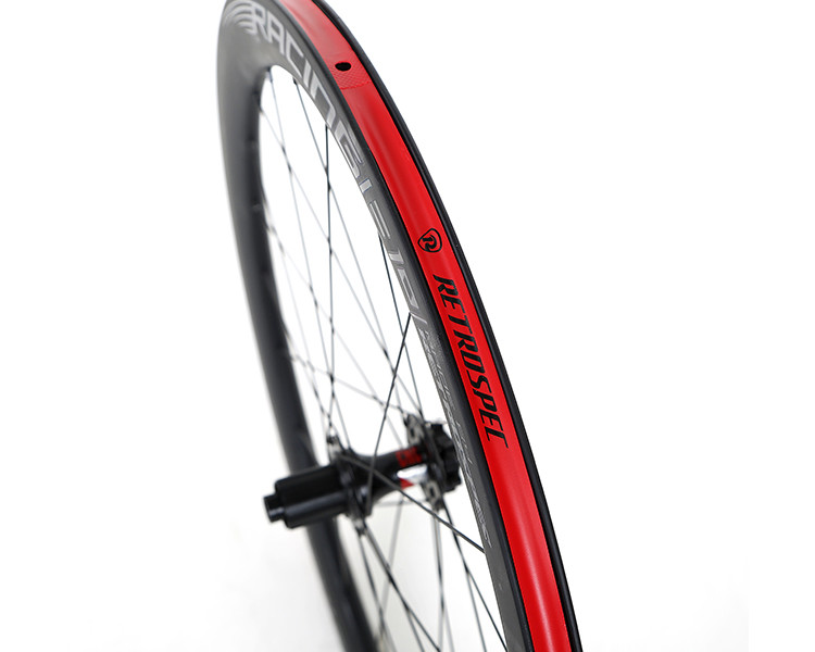 Double Wall Carbon Fiber Wheelset 700C High Modulus Rim Brake
