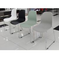 Buy cheap Gray Black Plastic Dining Chairs PP Polypropylene Stacking product
